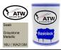 Preview: Saab, Graystone Metallic, 16U / WA213M: 500ml Lackdose, von ATW Autoteile West.